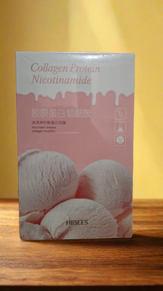 Mascarilla de helado con colágeno y nicotinamide